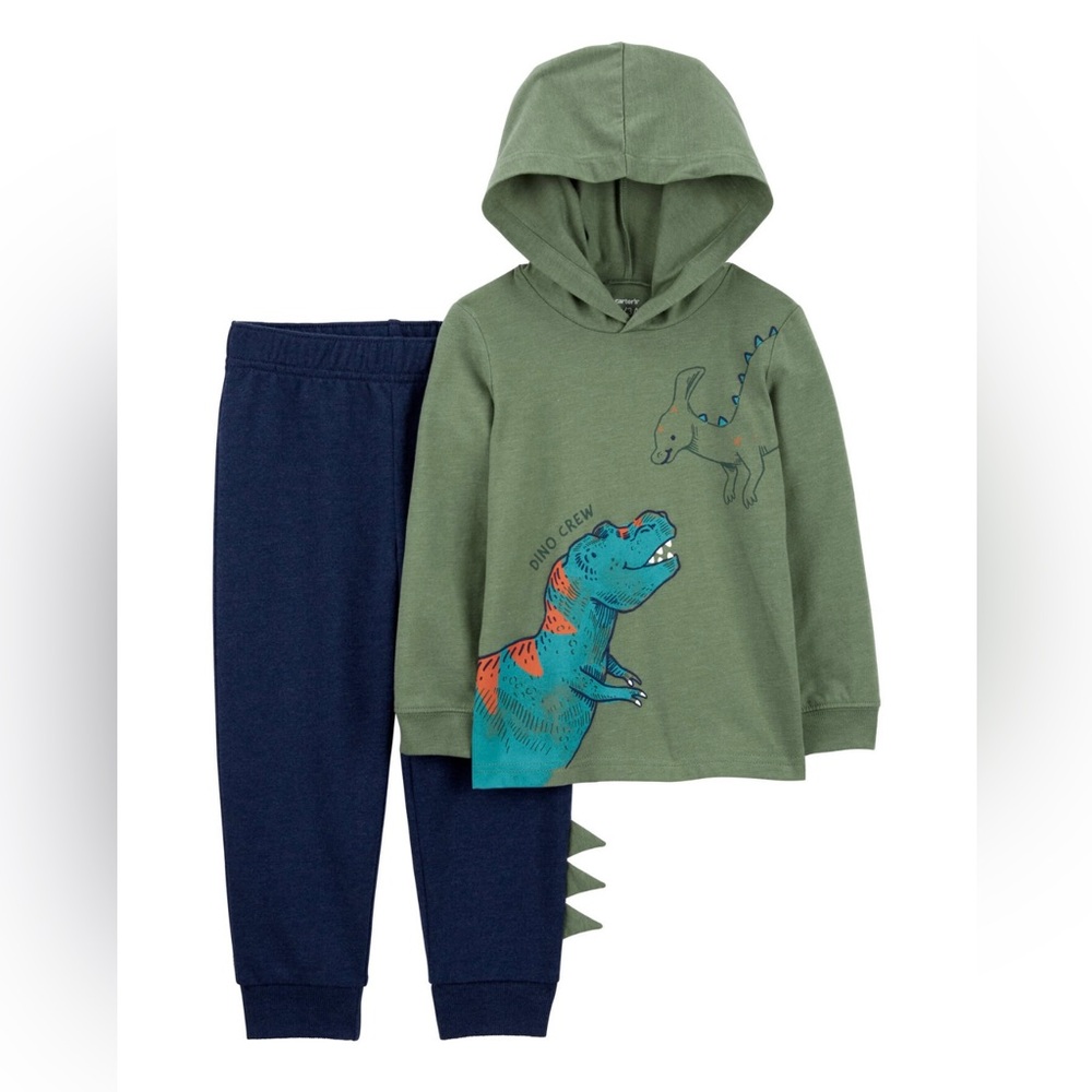Baby 2 piece hooded tee and jogger set